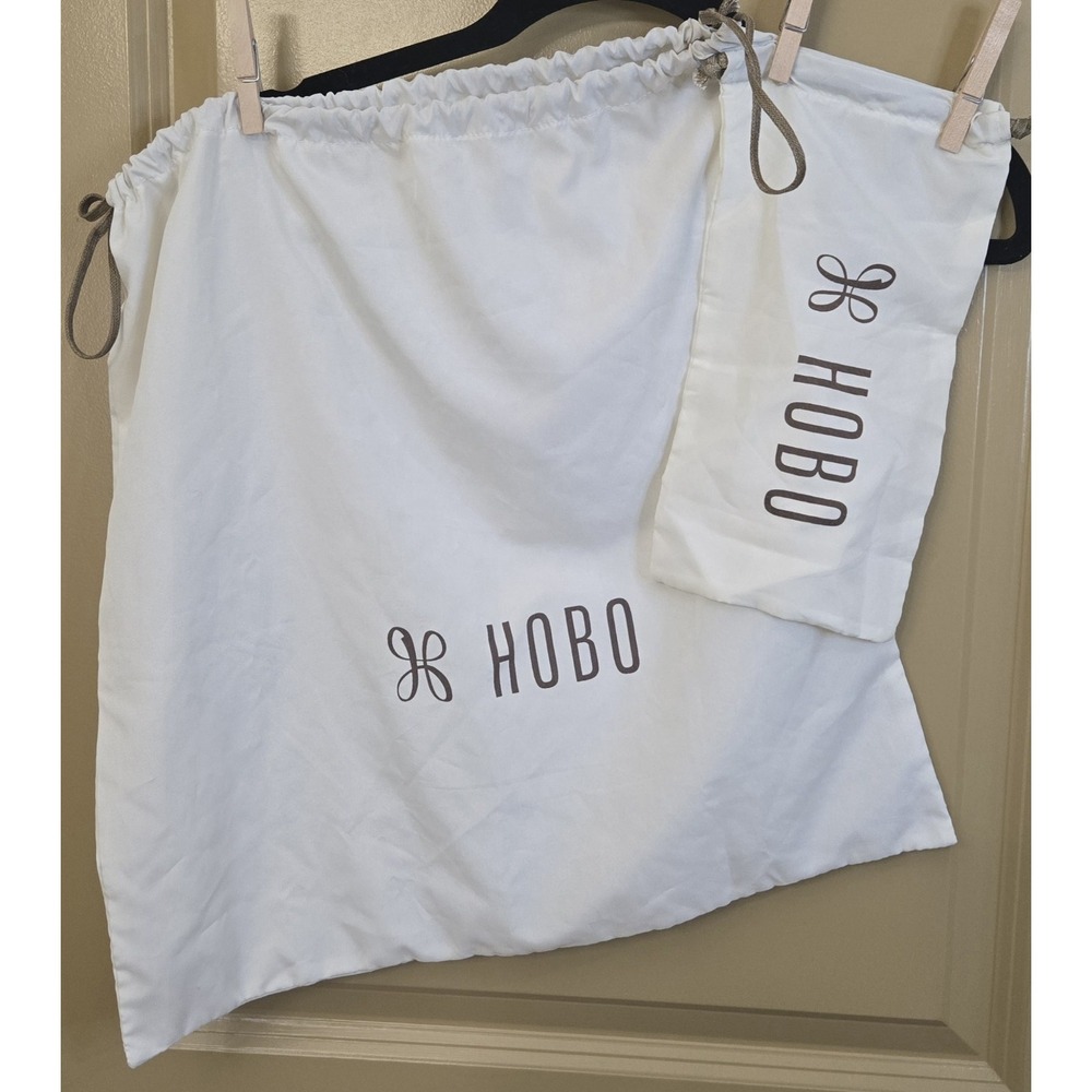 HOBO Premium Canvas Drawstring Dust Bag Lot - Set of 2 (Handbag & Accessory)